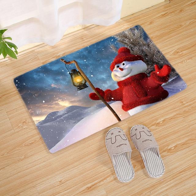 Merry Christmas Door Mat Santa Door Mat