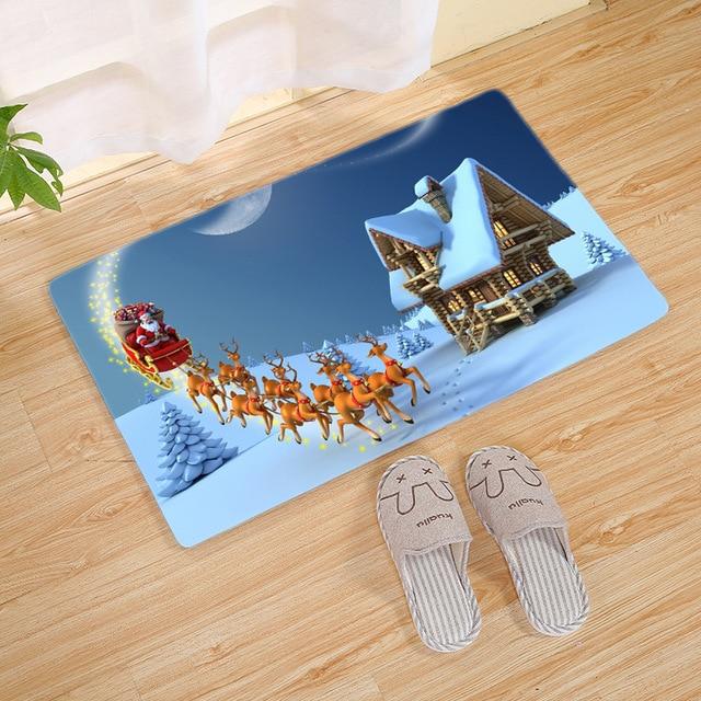 Merry Christmas Door Mat Santa Door Mat