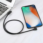 Lightning Bolt Smart Braided Charging Cable