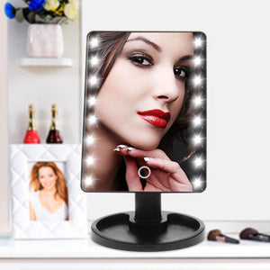 Touch Screen LED Makeup Mirror