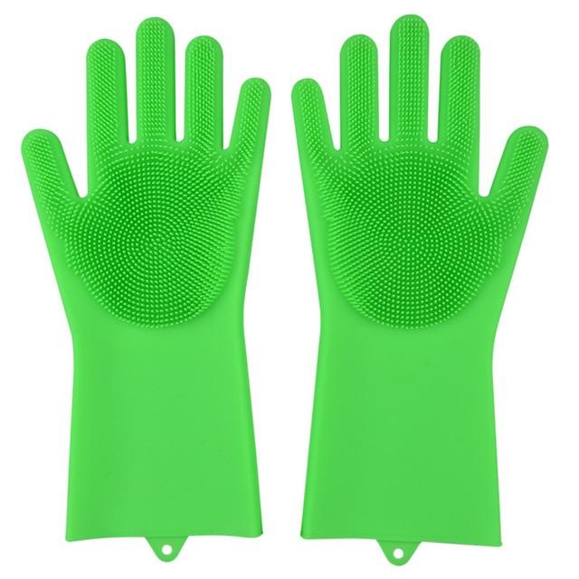 Premium Magic Silicone Cleaning Gloves (IN PAIR)