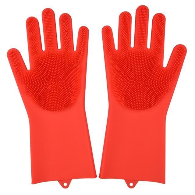 Premium Magic Silicone Cleaning Gloves (IN PAIR)