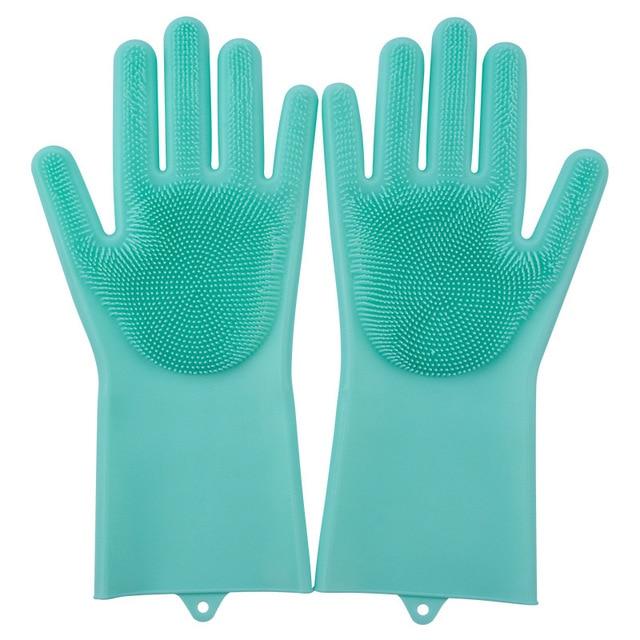 Premium Magic Silicone Cleaning Gloves (IN PAIR)