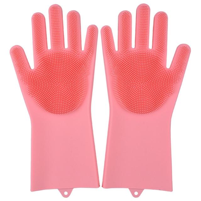 Premium Magic Silicone Cleaning Gloves (IN PAIR)