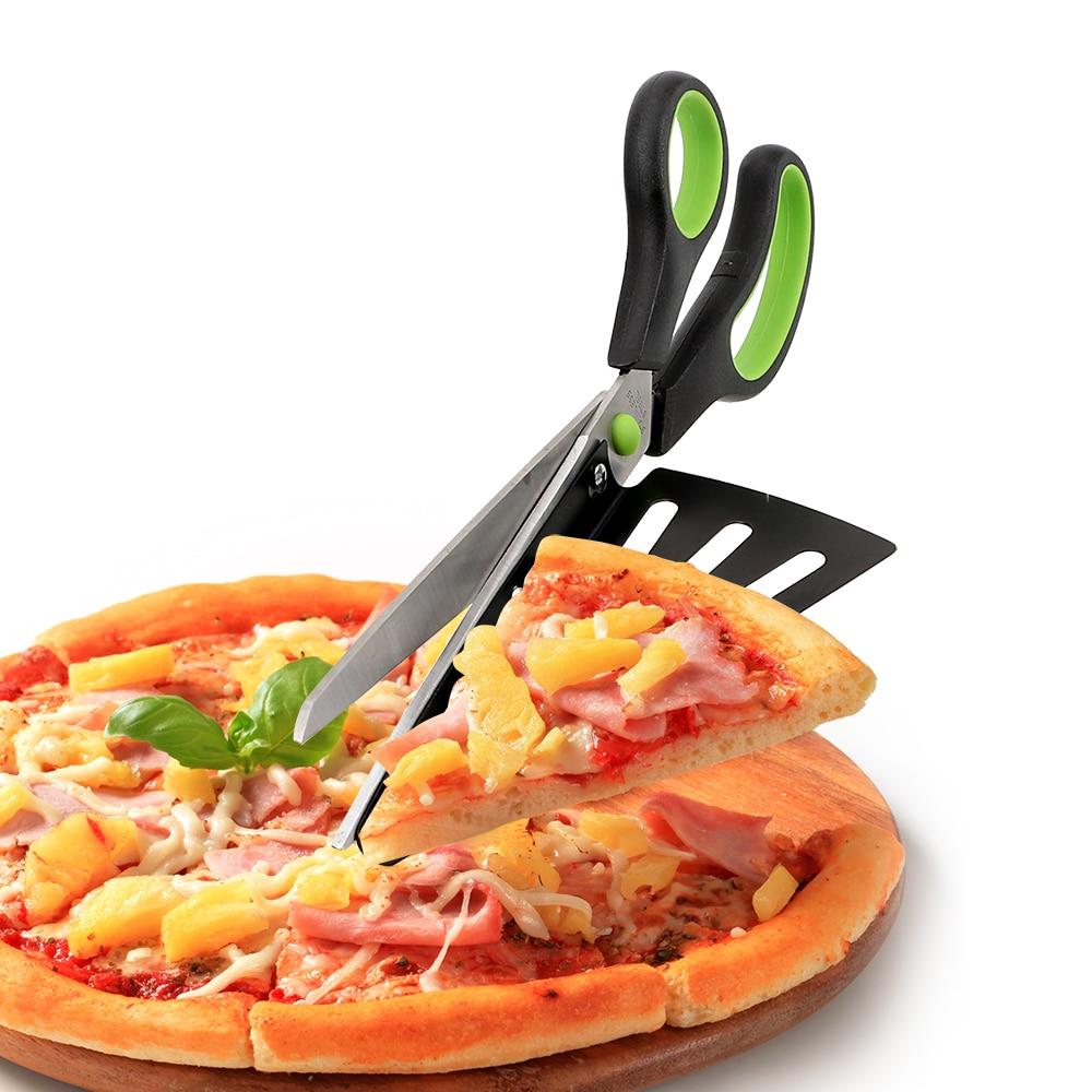 Pizza Cutter with Detachable Shovel