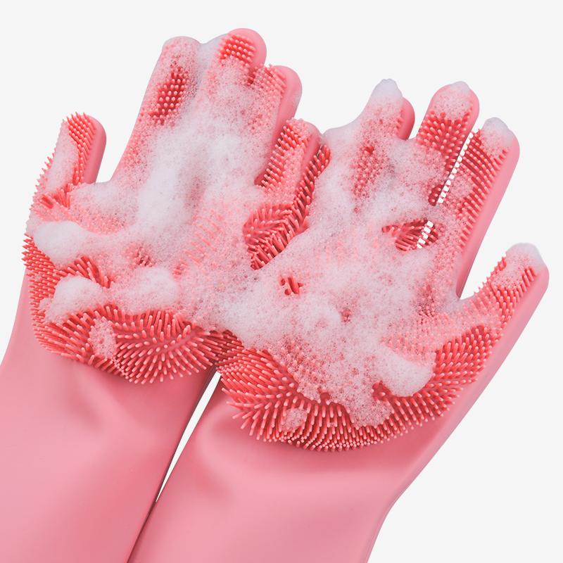 Premium Magic Silicone Cleaning Gloves (IN PAIR)