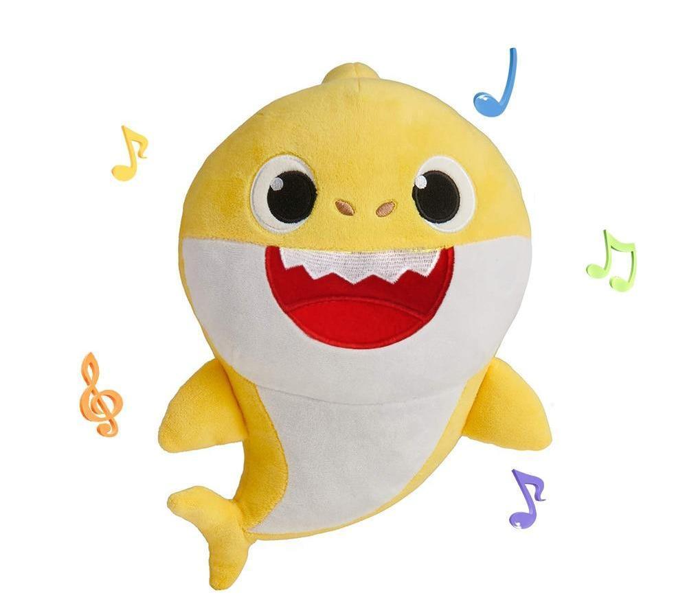 Creative Singing Shark Shaped Plush Toy