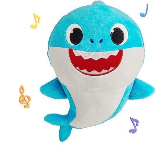 Creative Singing Shark Shaped Plush Toy