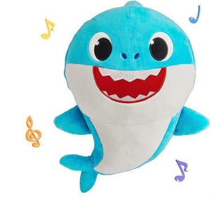 Creative Singing Shark Shaped Plush Toy