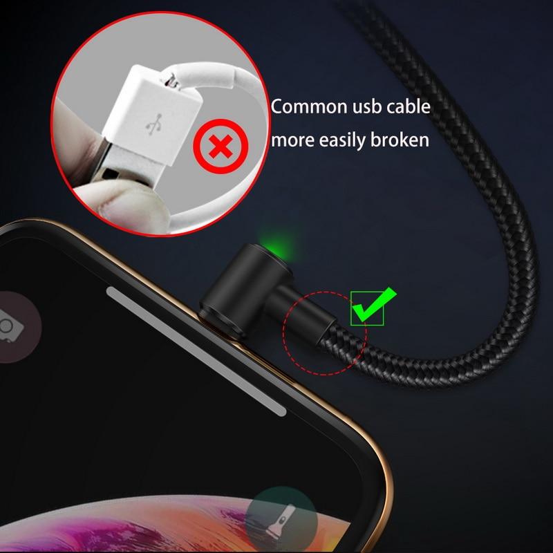 Lightning Bolt Smart Braided Charging Cable