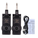 Rechargeable Wireless Guitar System Transmitter & Receiver