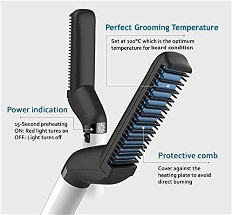 Quick Beard Straightener Comb