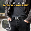 Military Style Tactical Canvas Belt