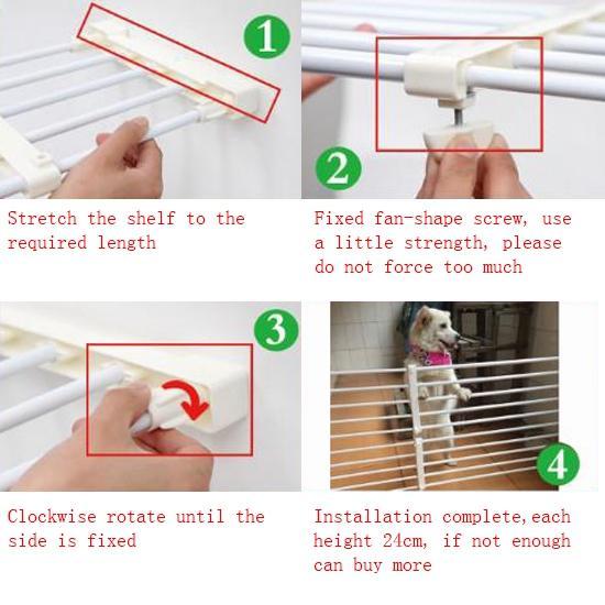 RETRACTABLE DOG GATE – INDOOR PET BARRIER