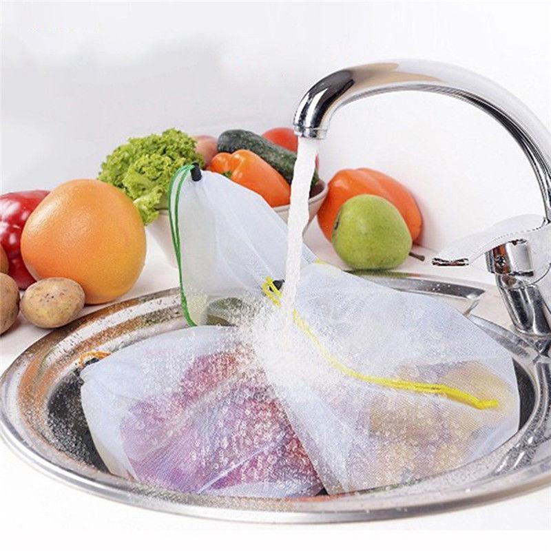 ZERO-WASTE REUSABLE PRODUCE BAGS - 12PCS