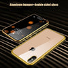 Magnetic Adsorption Transparent Tempered Glass Two Side Glass Case