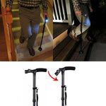 Magic Hurry Cane Folding With LED Light Trusty Cane