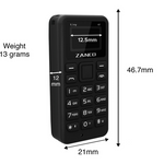 Zanco T1 Phone Mini Phone 2G World's Smallest Phone Brand New