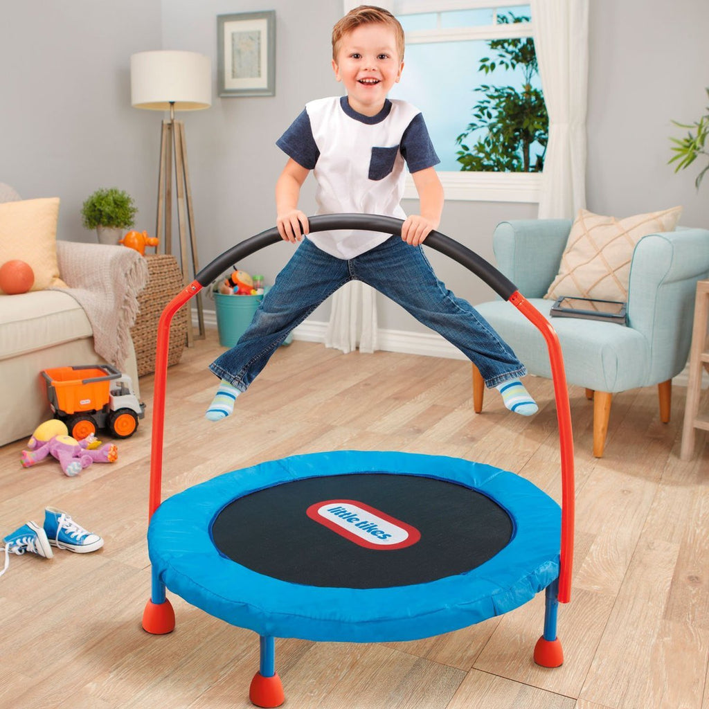 Kids Trampoline with Hand Rail - Little Tikes 3-Foot Trampoline