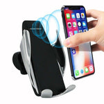 Automatic Clamping Wireless Car Charger for iPhone & Android