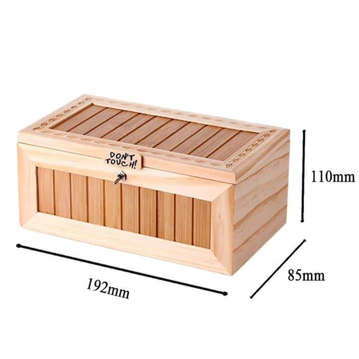 WOODEN USELESS BOX