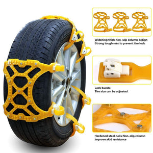 3x TPU Safety Snow Tire Chains